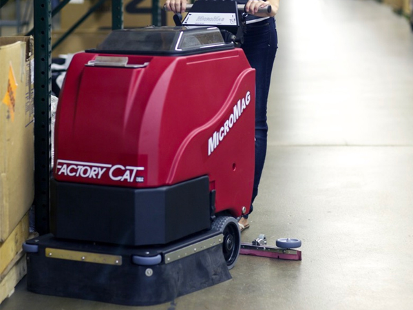 MicroMag walk behind scrubber