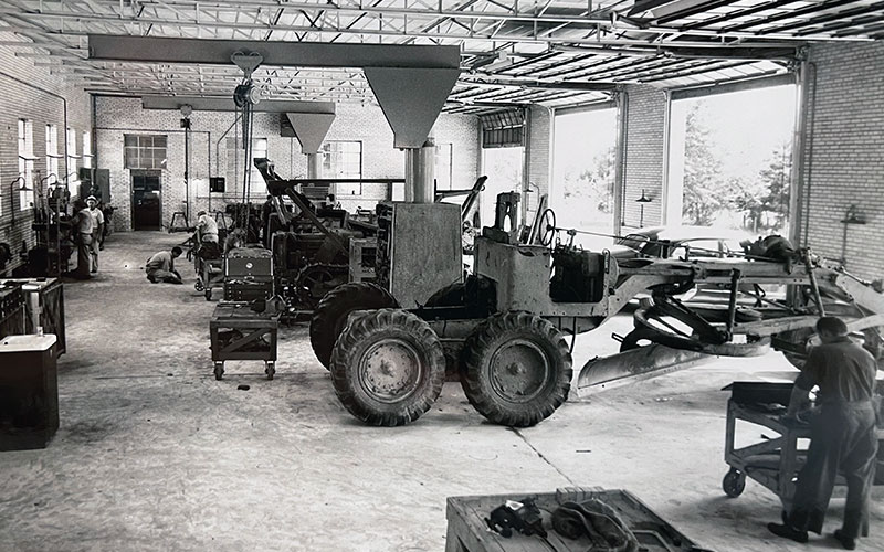 Old photo of Darr service area