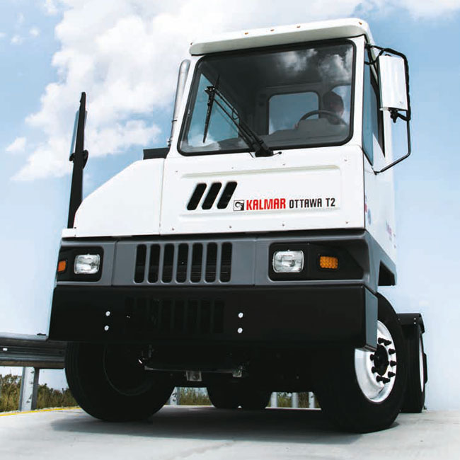 Close up of a Terminal tractor