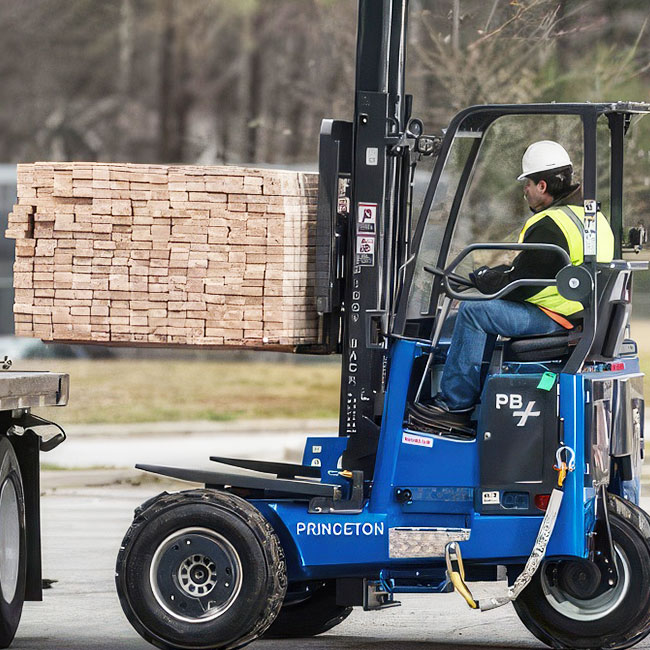 Princeton Piggyback with lumber load
